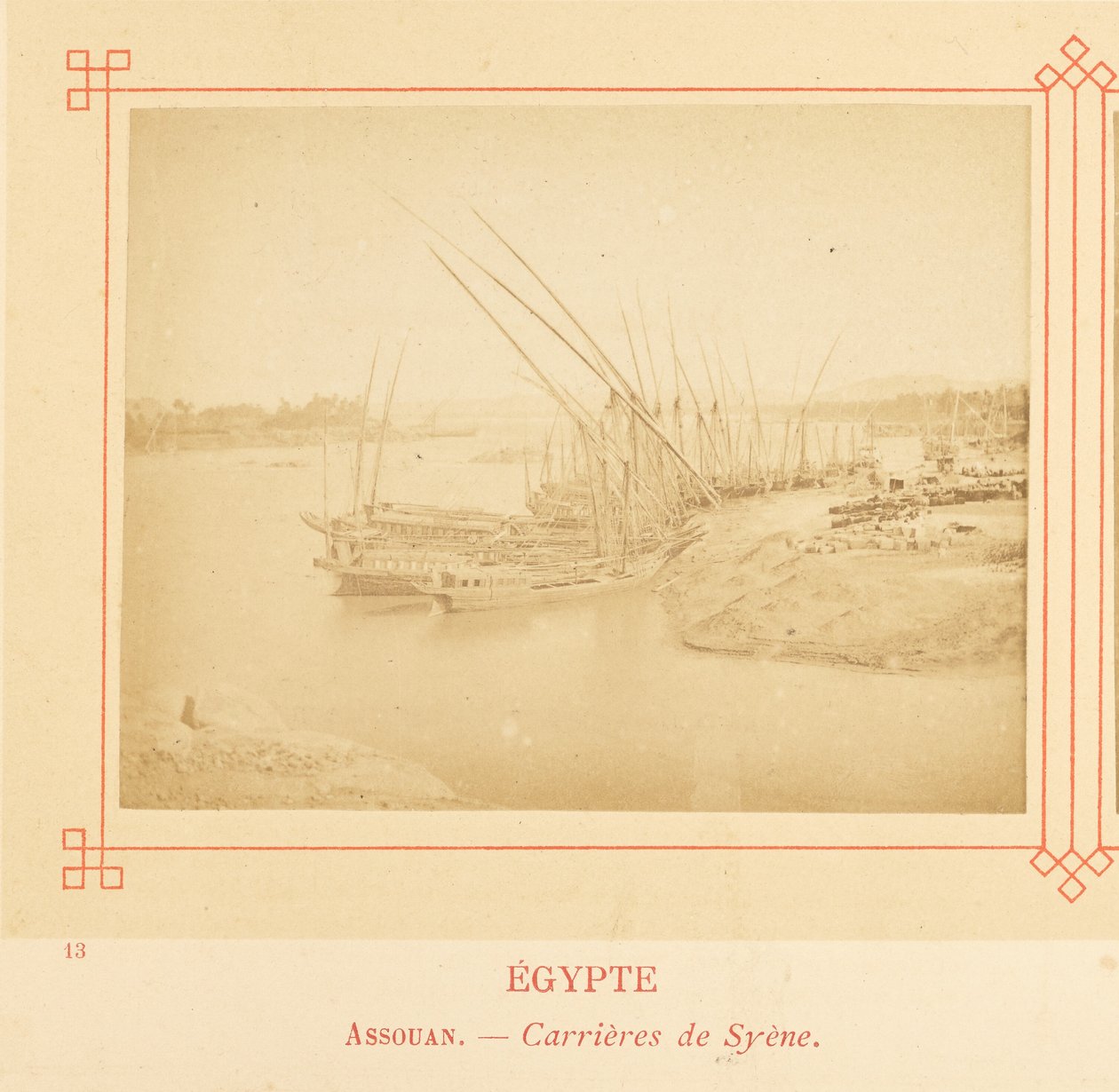 Aswan - Syene Quarries by Félix Bonfils