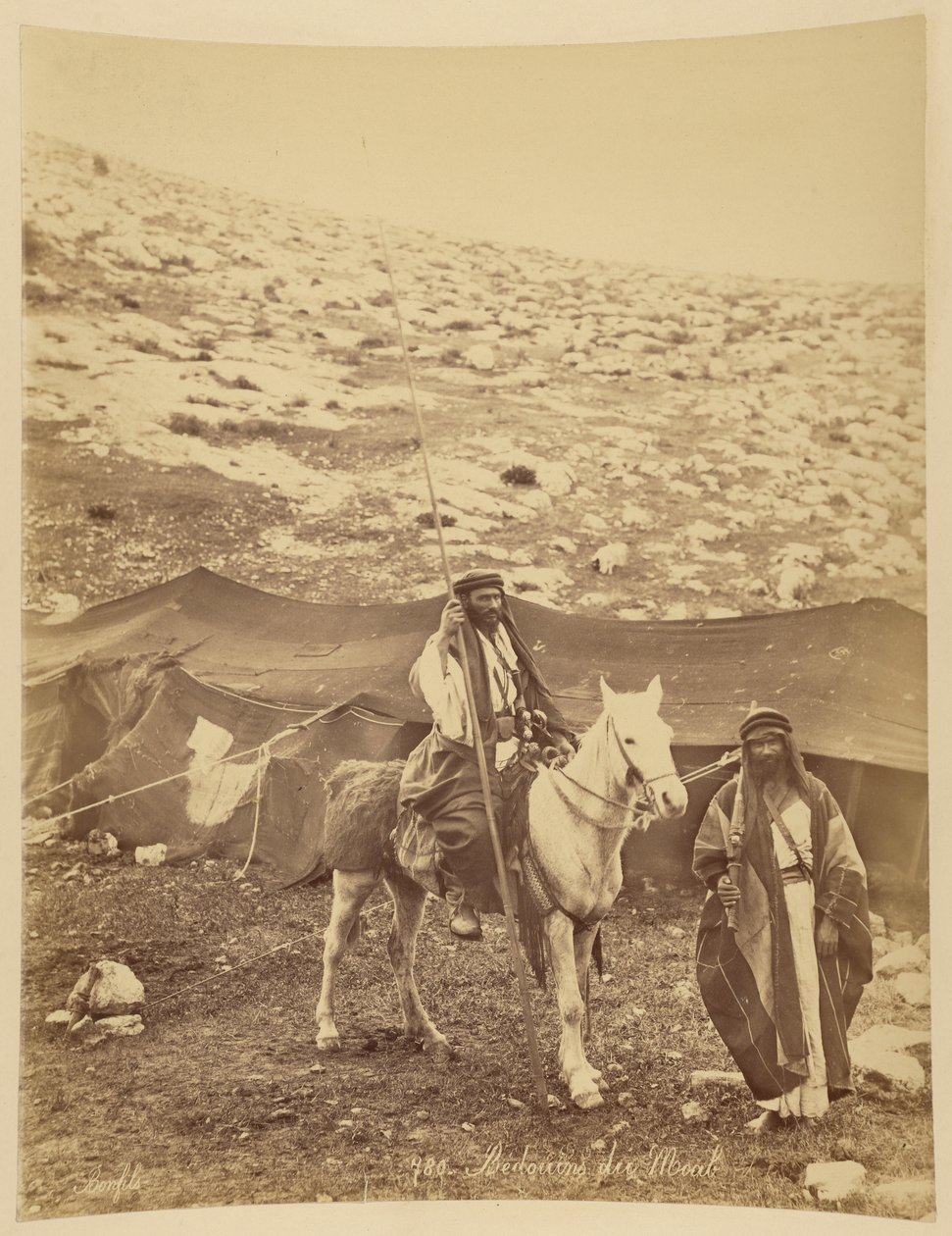 Bedouins of Moab by Félix Bonfils