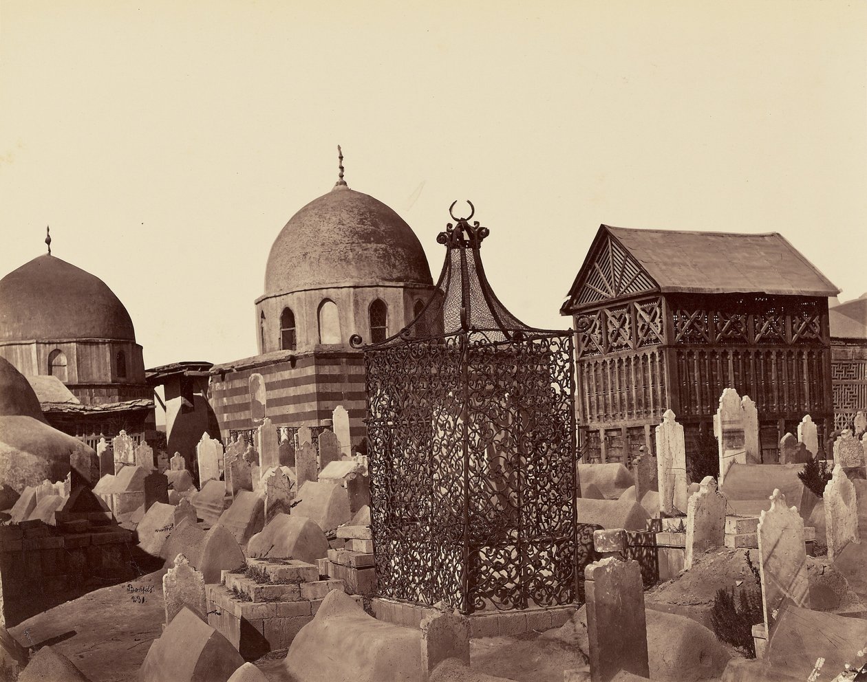 Groups of Tombs - Damascus by Félix Bonfils
