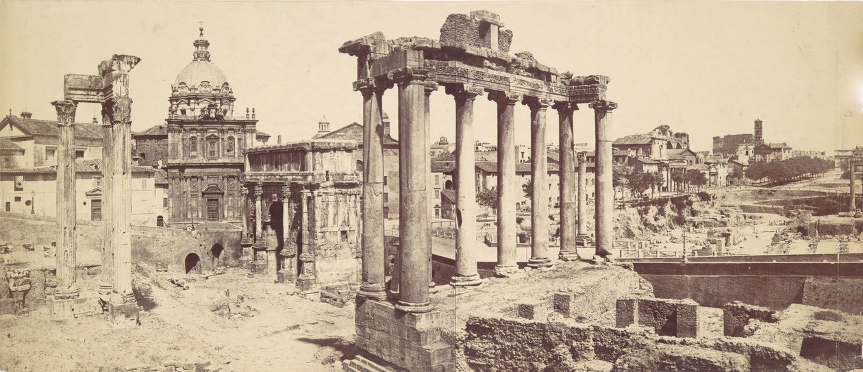 The Roman Forum by Félix Bonfils