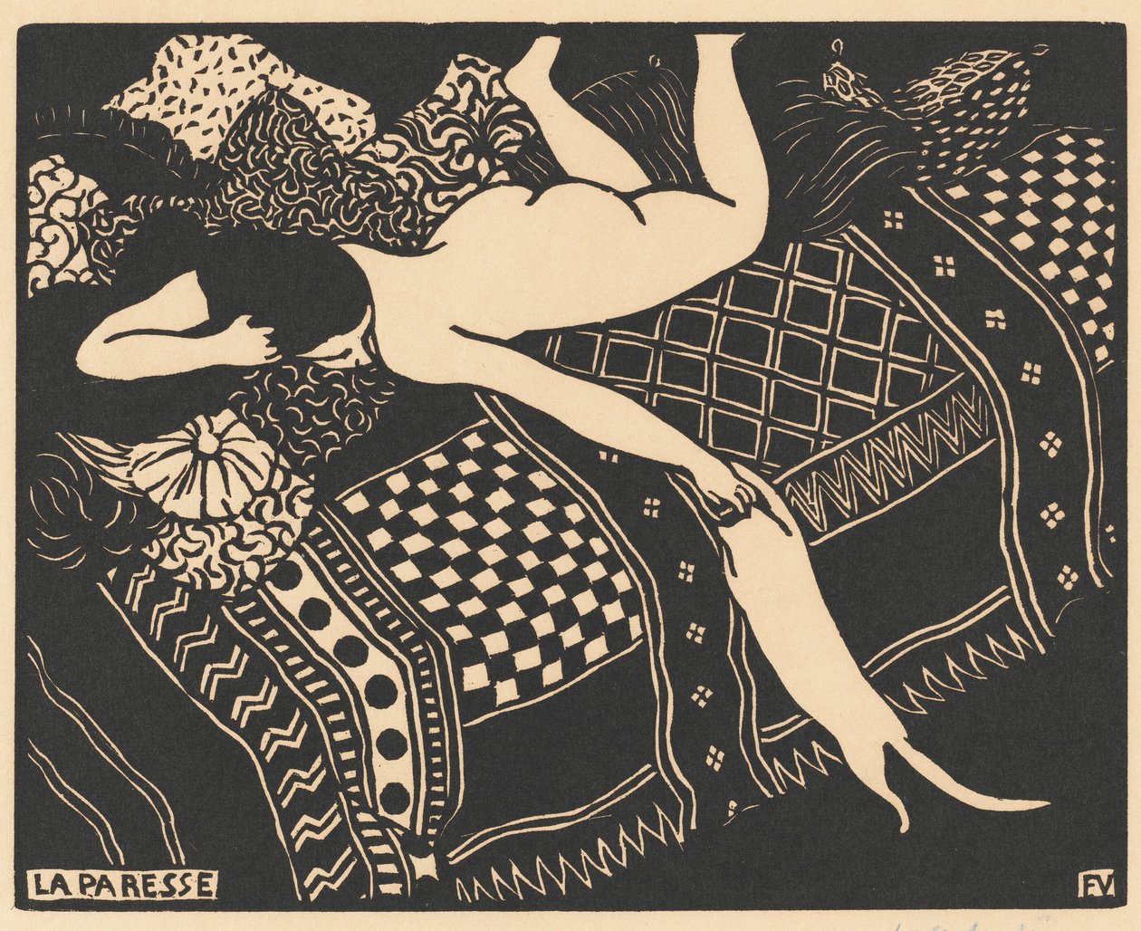 Laziness by Félix Vallotton