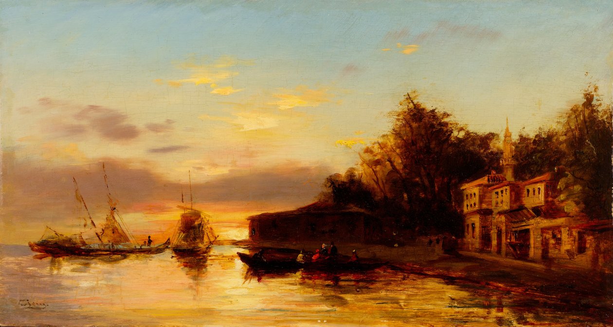 View of Istanbul by Félix Ziem