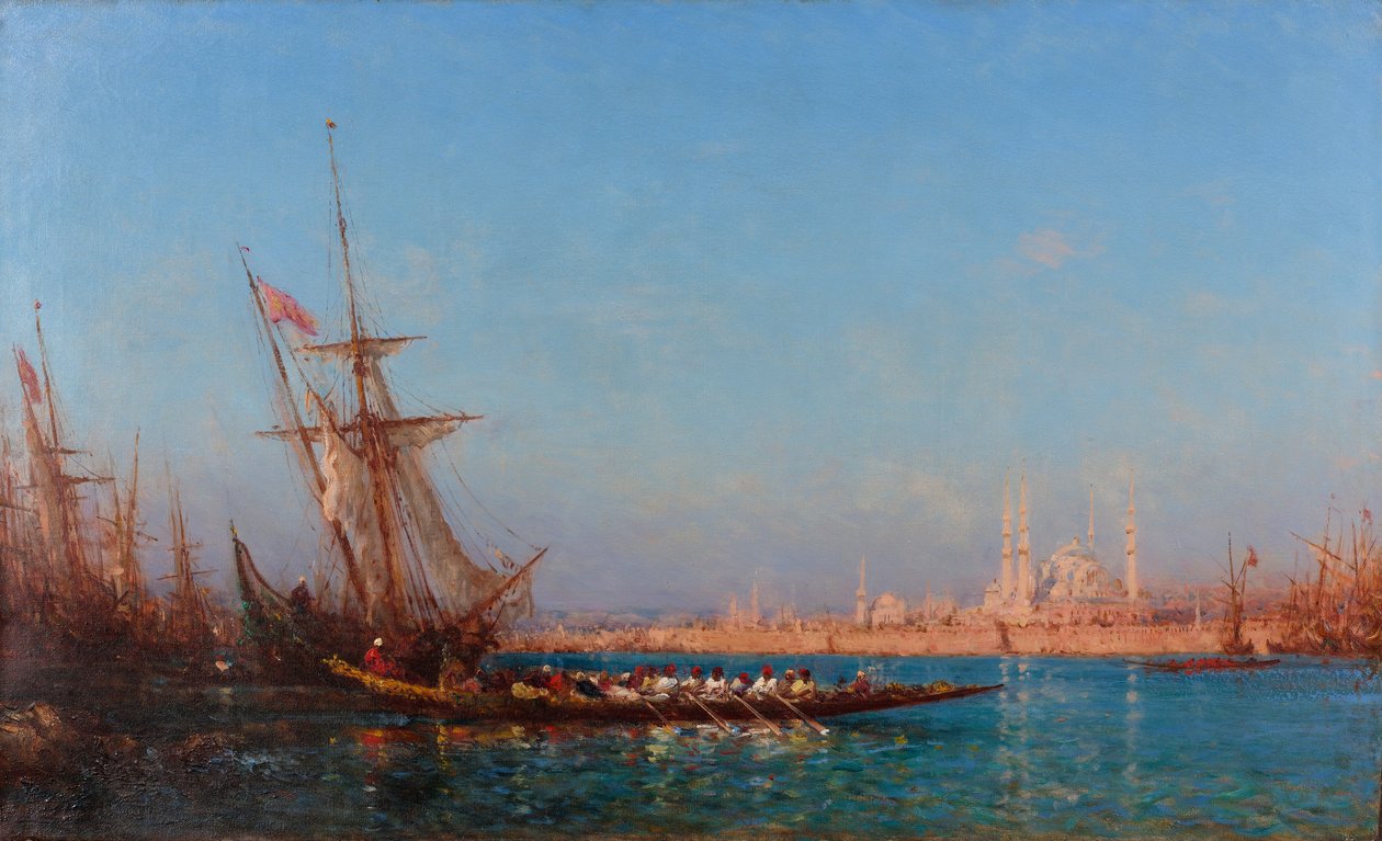 View of Istanbul by Félix Ziem