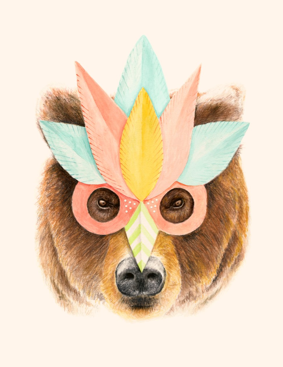 The Bear with the Paper Mask by Florent Bodart
