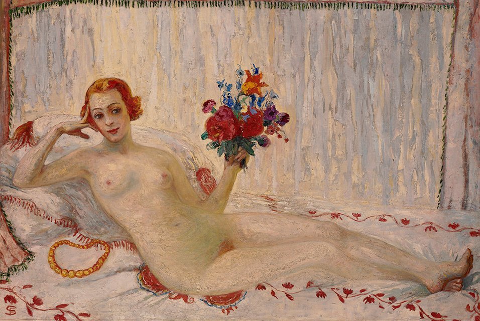 A Model Nude Self-Portrait by Florine Stettheimer