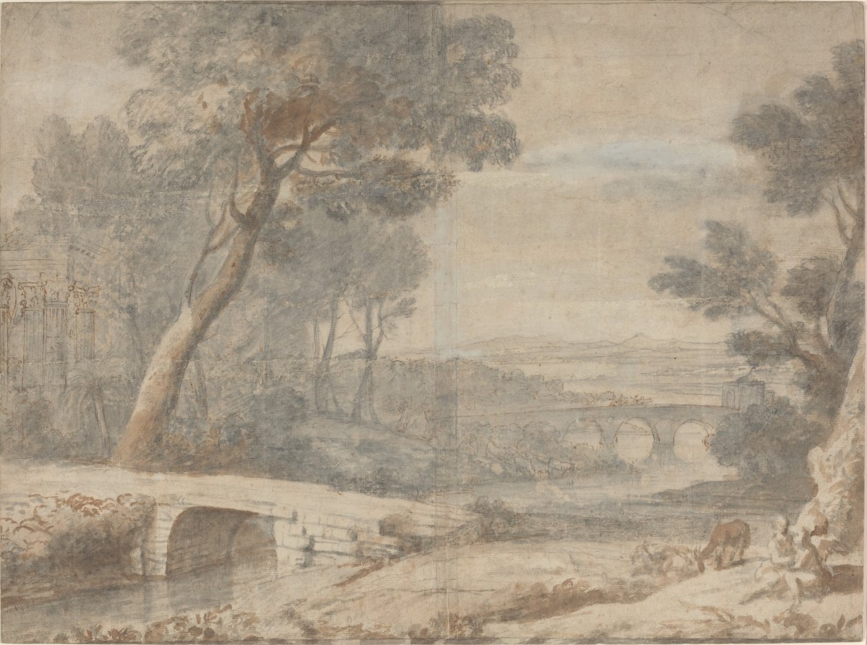 The Rest on the Flight into Egypt by Follower of Claude Lorrain