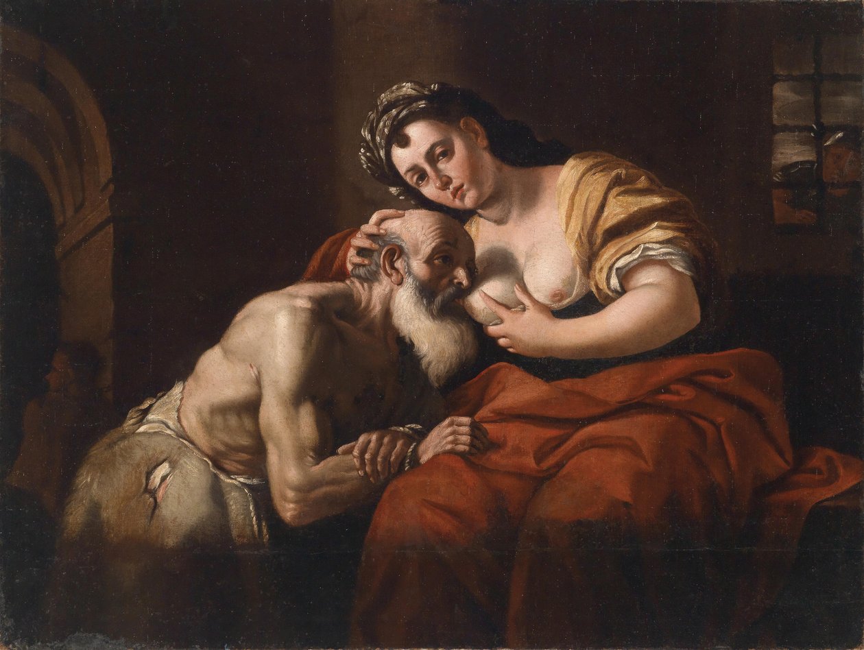 Caritas Romana by Follower of Mattia Preti