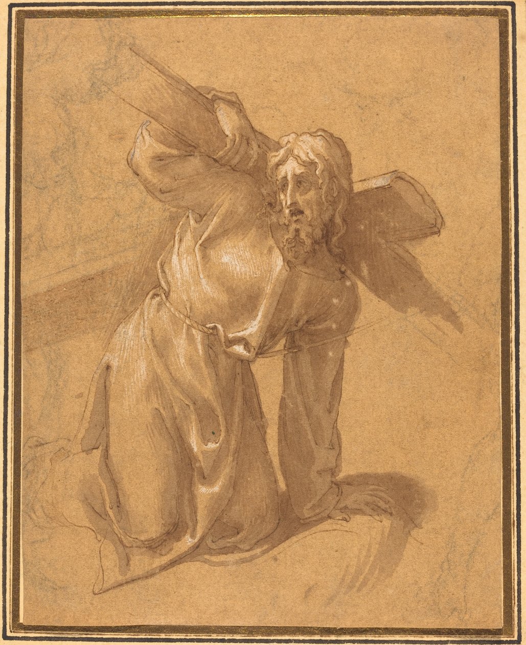Christ Falling under the Cross by Follower of Francesco Salviati