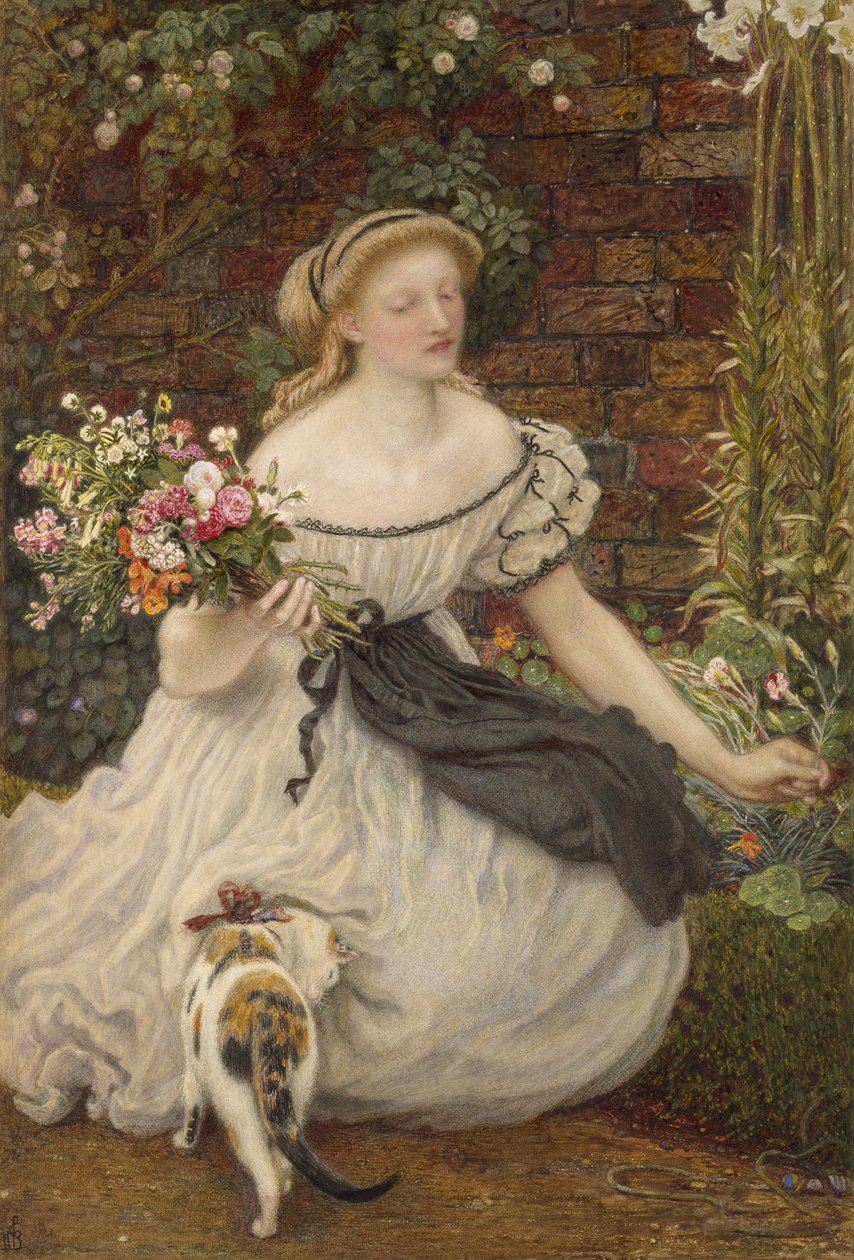 The Nosegay by Ford Madox Brown