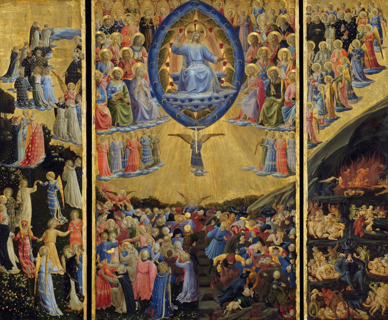 The Last Judgement (Winged Altar) by Fra Angelico