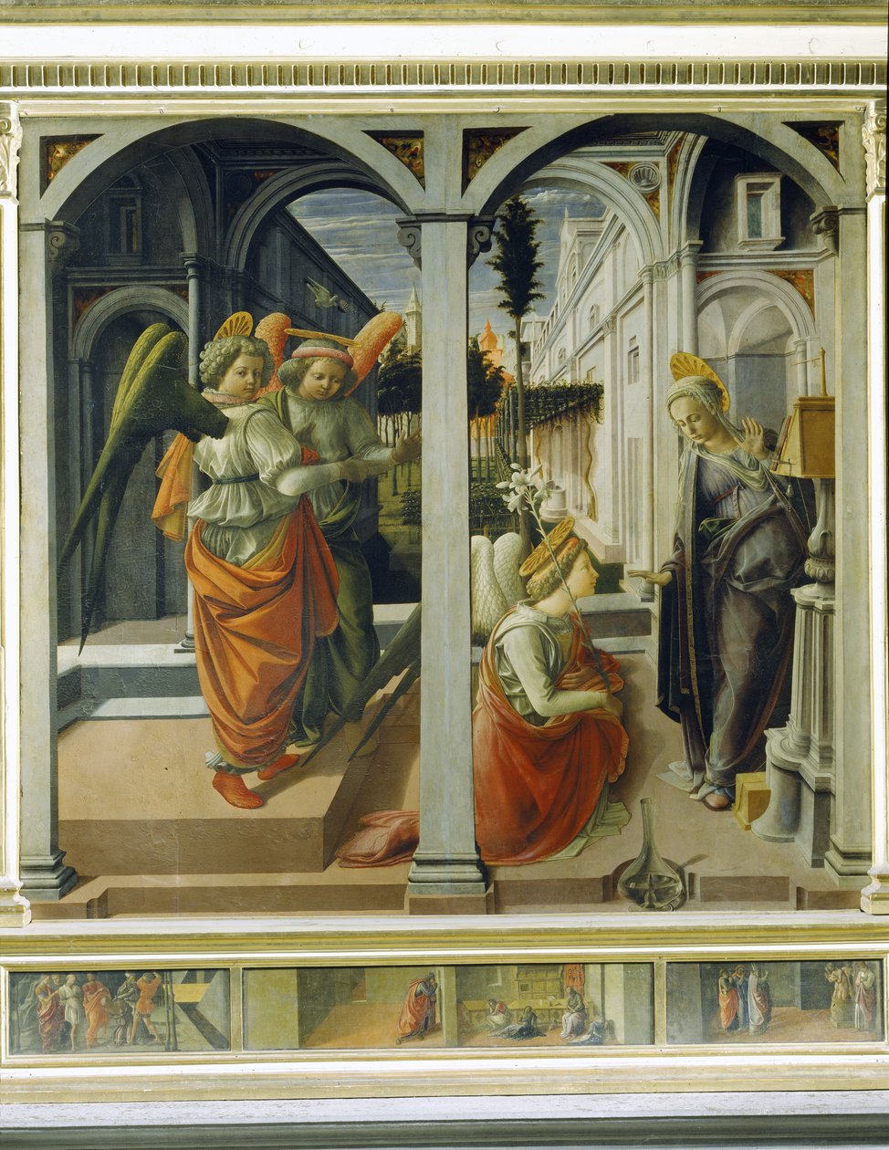 Annunciation, c.1445 by Fra Filippo Lippi