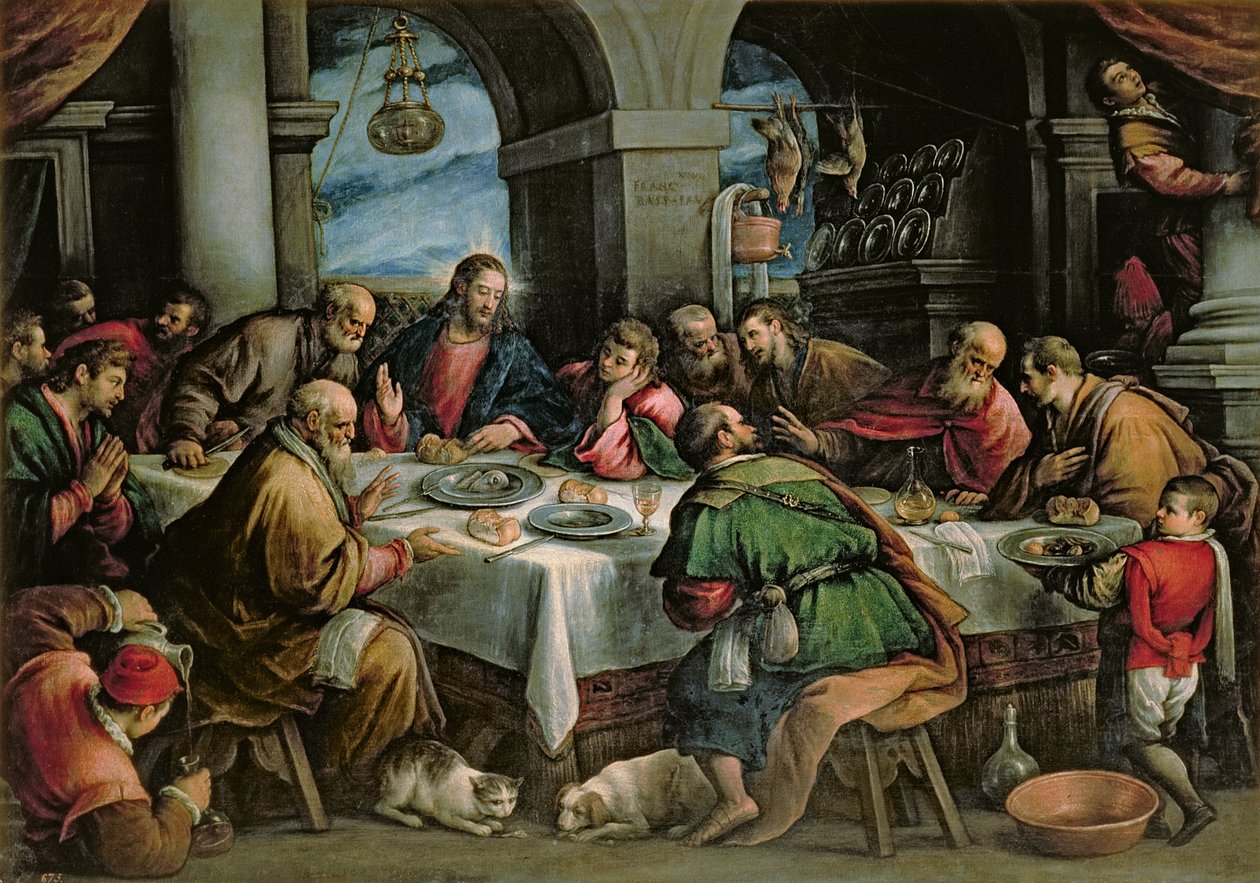 The Last Supper by Francesco Bassano