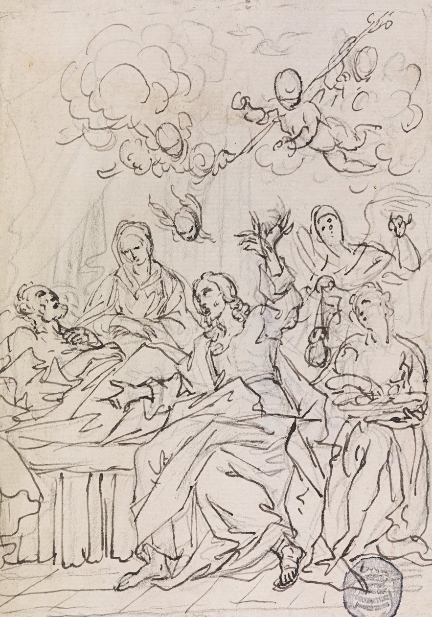 Death of St. Joseph by Francesco Coghetti