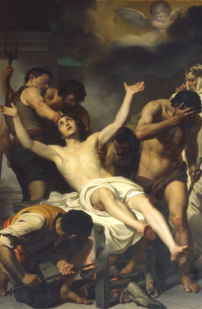 Martyrdom of St. Lawrence by Francesco Coghetti