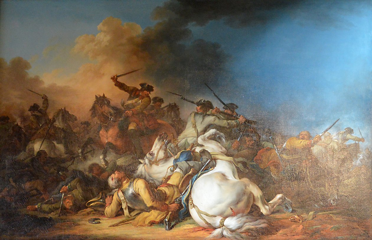 Cavalry Clash by Francesco Giuseppe Casanova