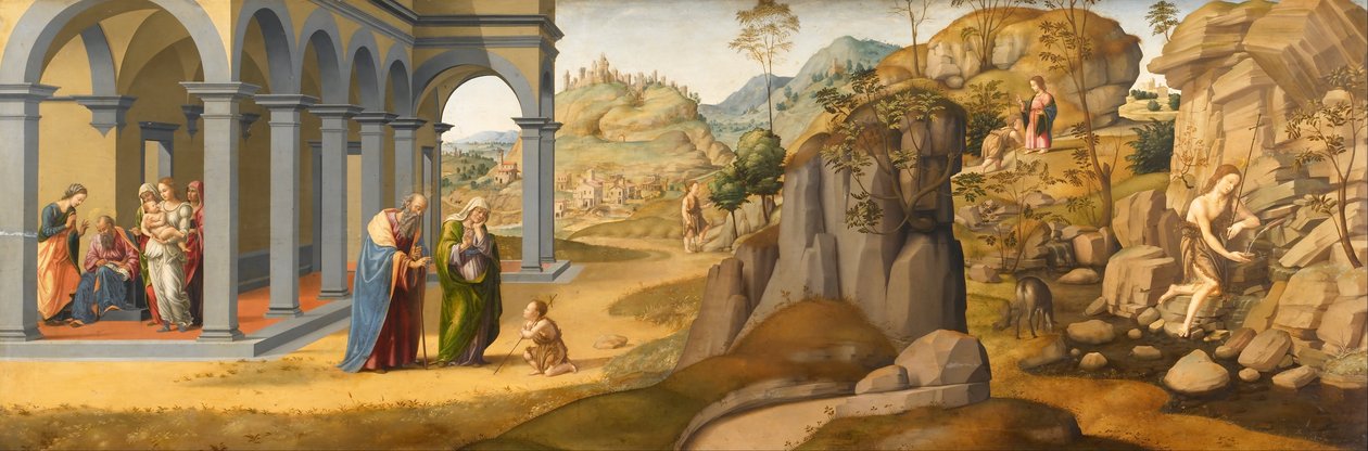 Scenes from the Life of St John the Baptist by Francesco Granacci