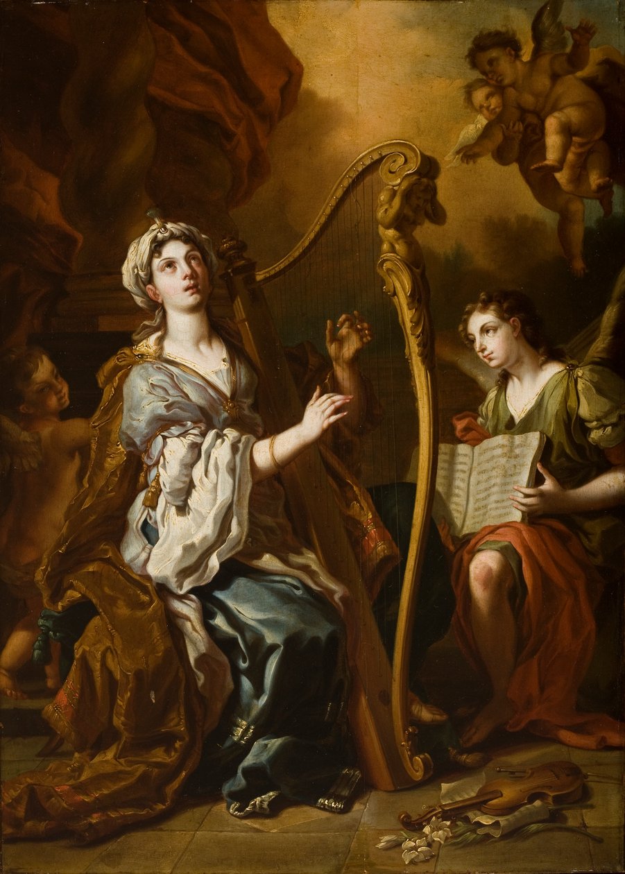 St. Cecilia by Francesco Solimena