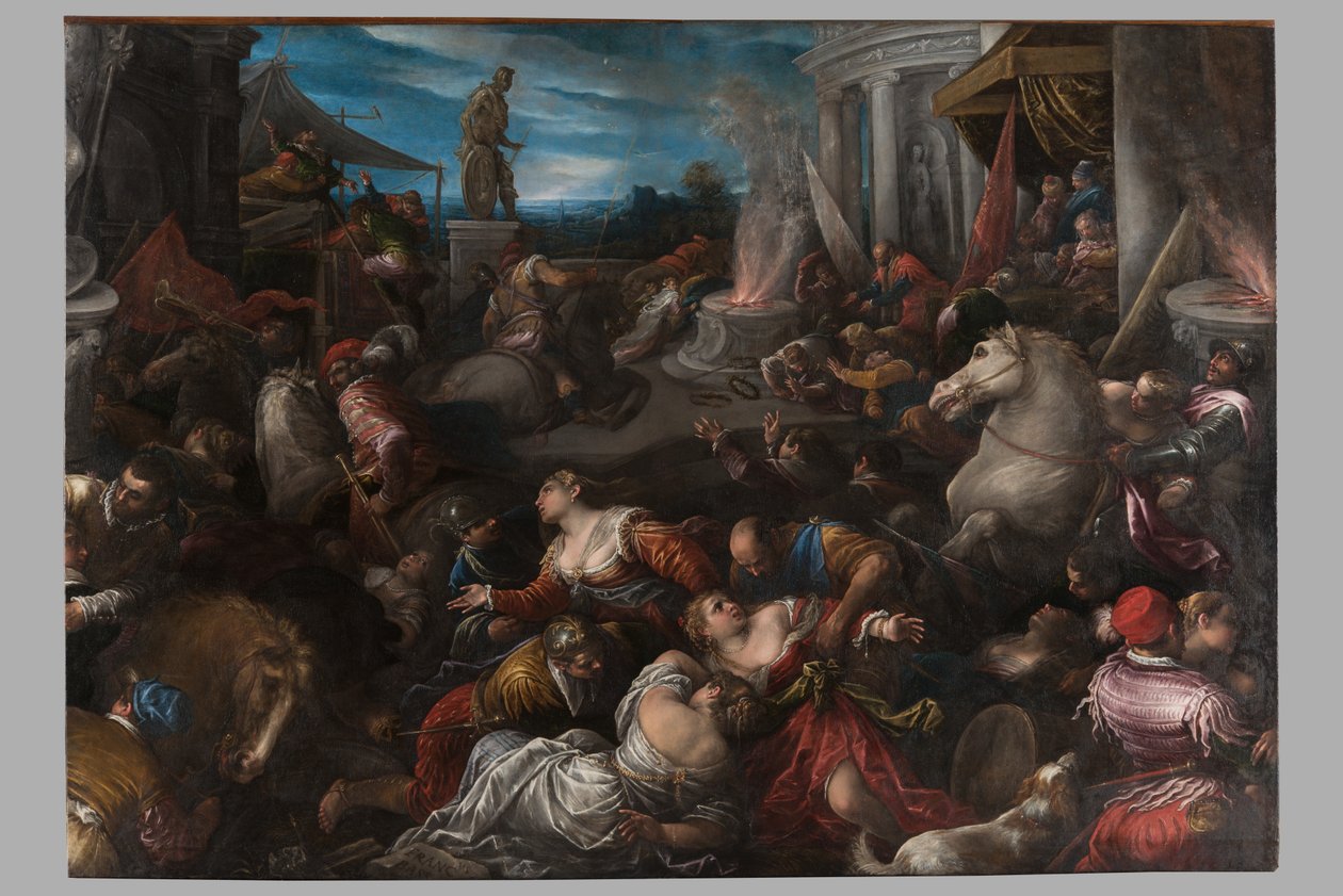 The Rape of the Sabines by Francesco Bassano