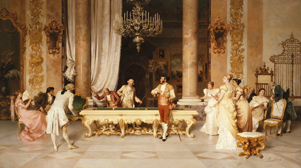A Game of Billiards by Francesco Beda