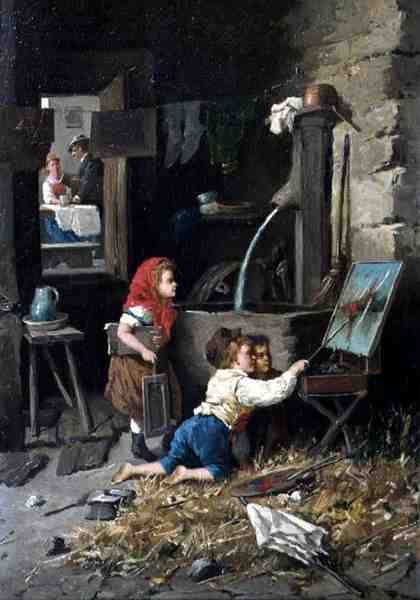 Mischief in the Studio by Francesco Bergamini
