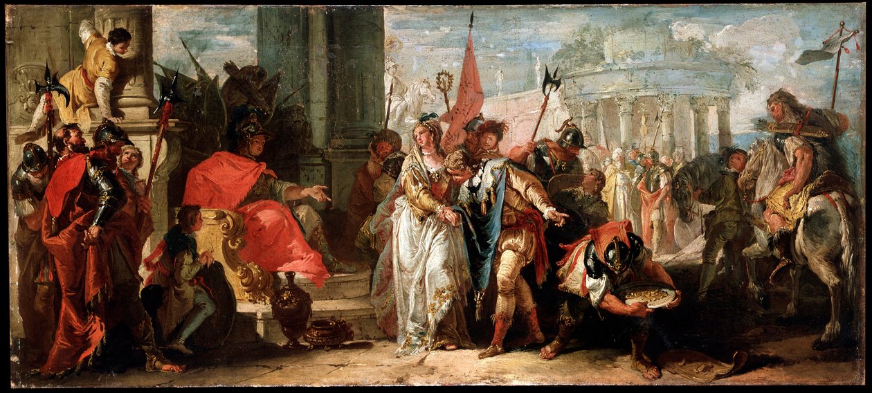 The Magnanimity of Scipio Africanus, c. 1727-1769 by Francesco Fontebasso