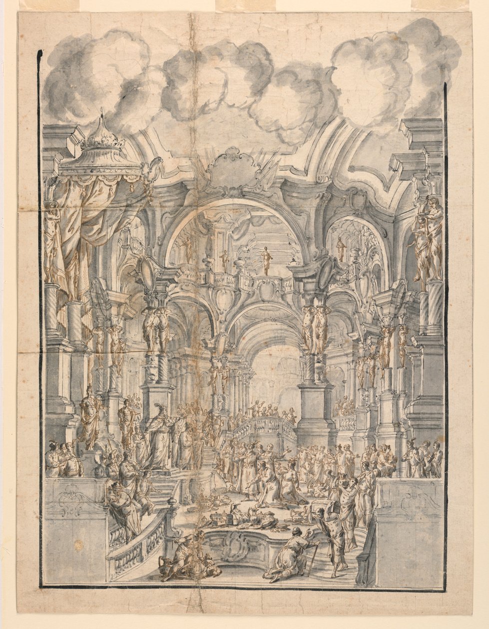 A Court Scene by Francesco Galli Bibiena