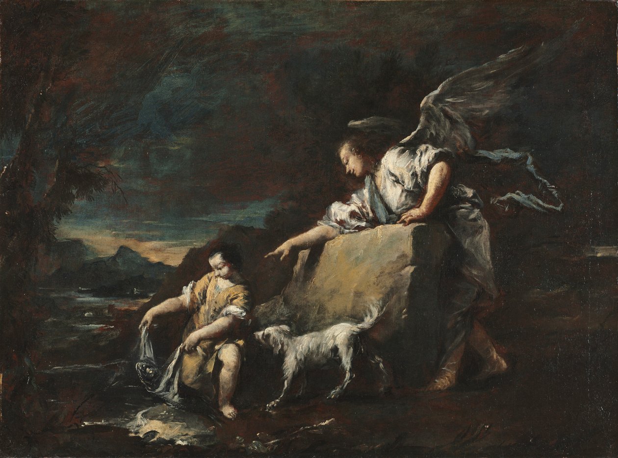 Tobias and the Angel by Francesco Guardi