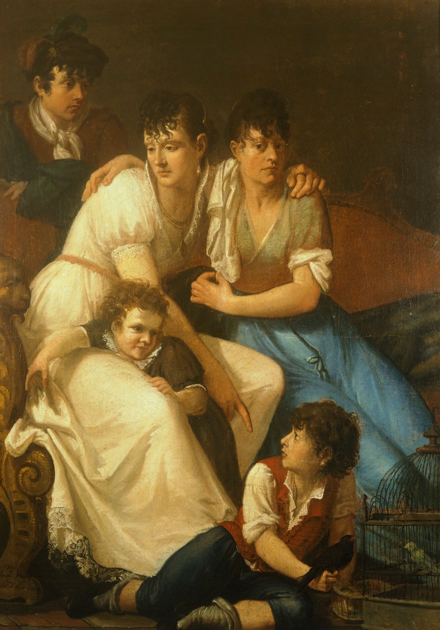 The Hayez Family by Francesco Hayez
