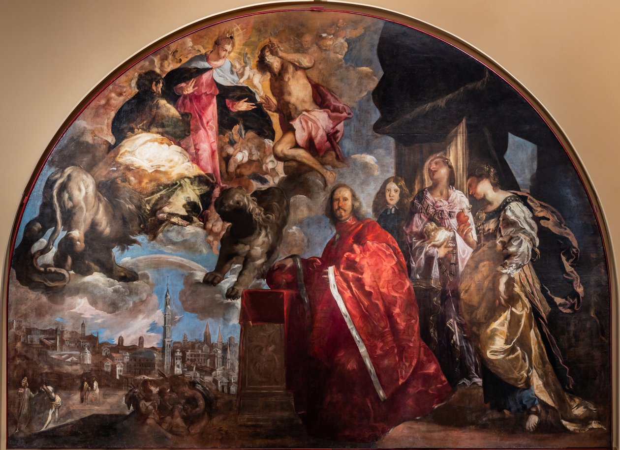 Glorification of the Podestà Girolamo Priuli by Francesco Maffei