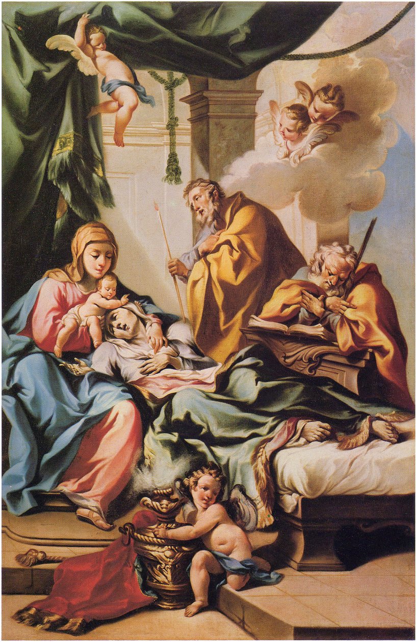 Death of Saint Anne by Francesco Monti