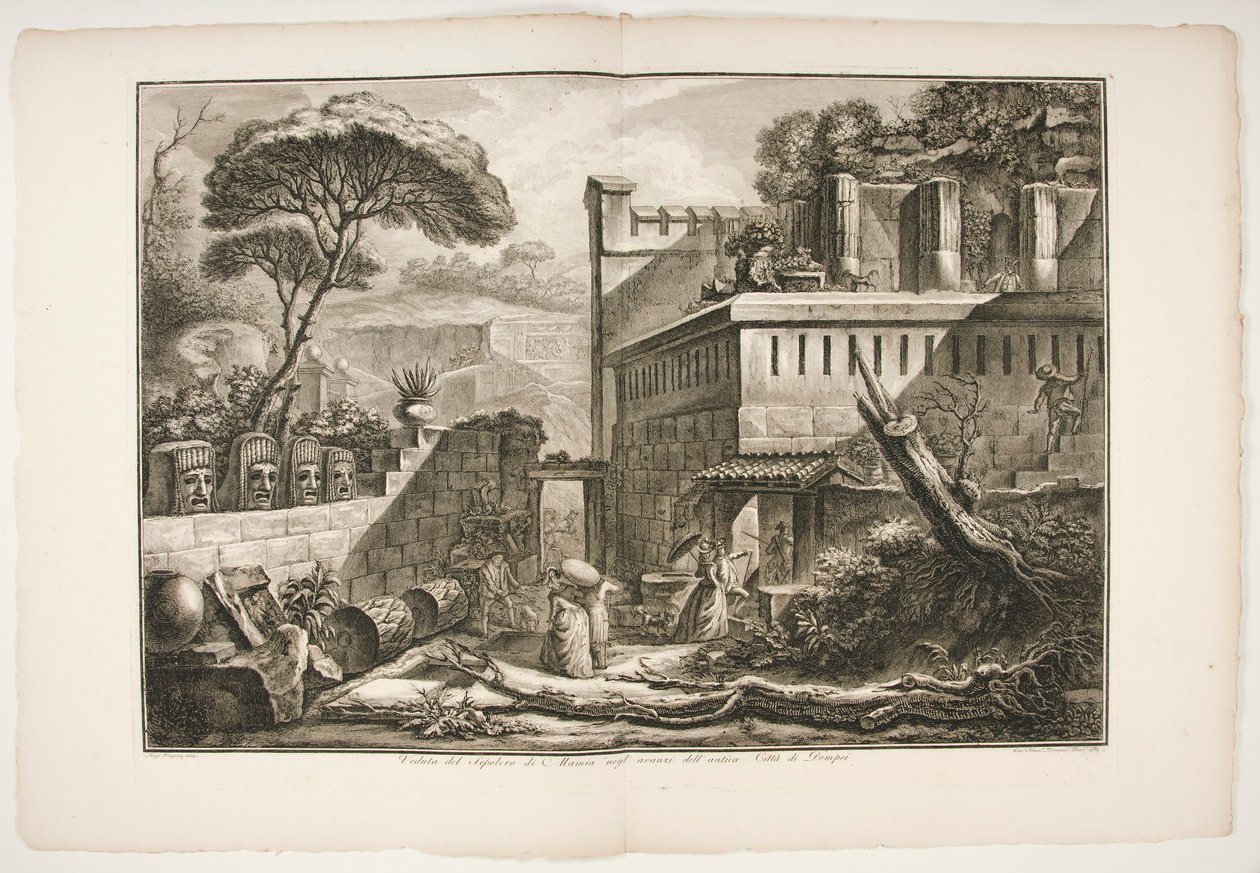 View of the Tomb of Marnia by Francesco Piranesi