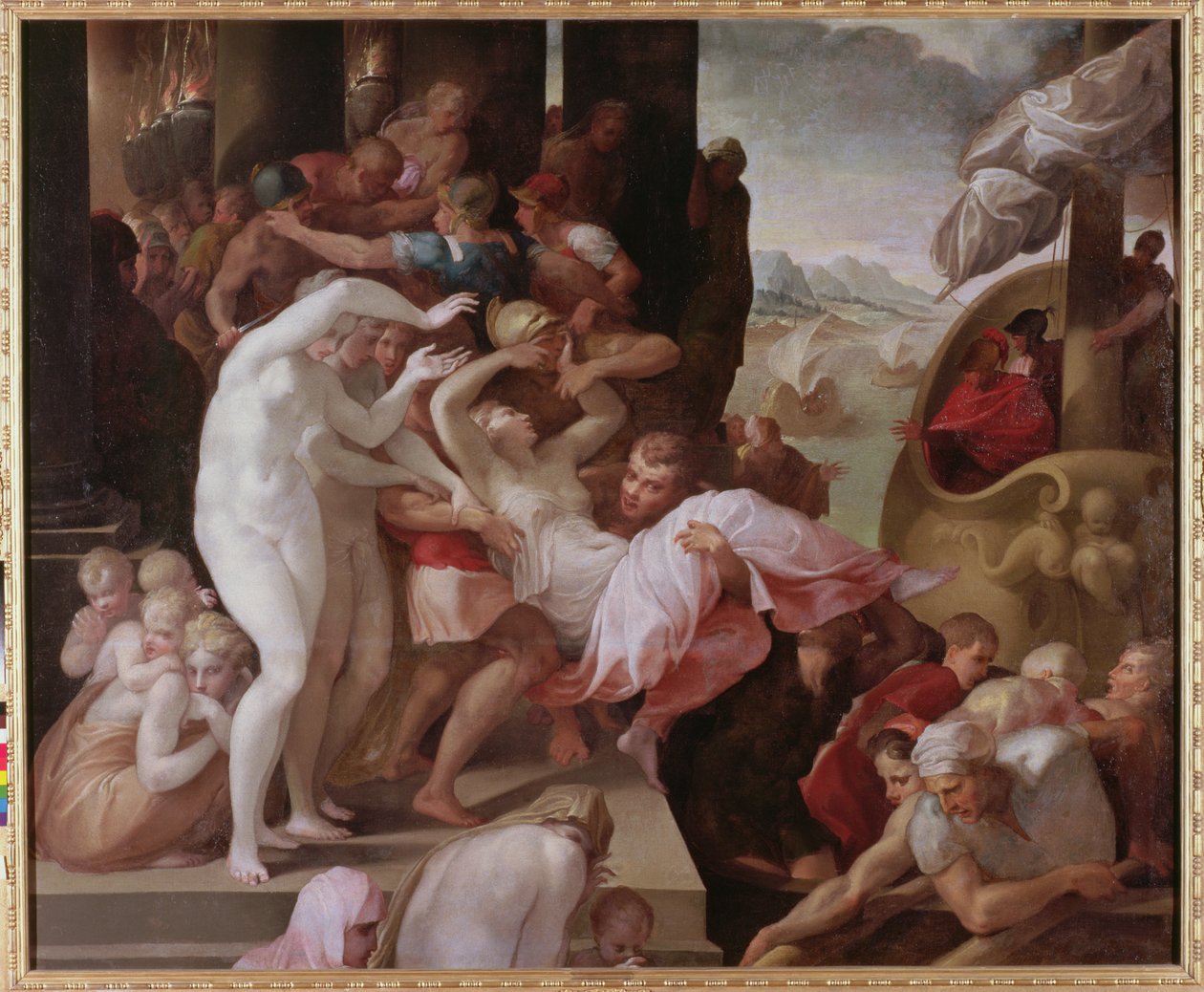 The Rape of Helen, c.1533 by Francesco Primaticcio