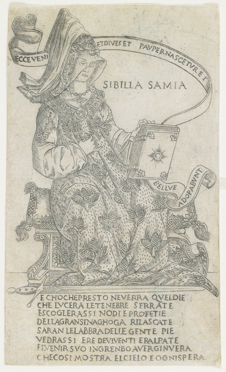 The Samian Sibyl: Broad Manner by Francesco Rosselli