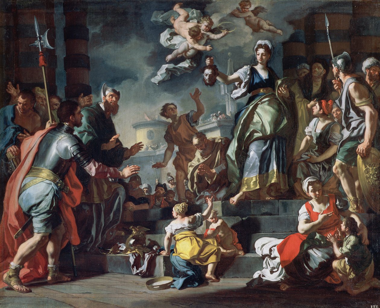 Judith with the Head of Holofernes by Francesco Solimena