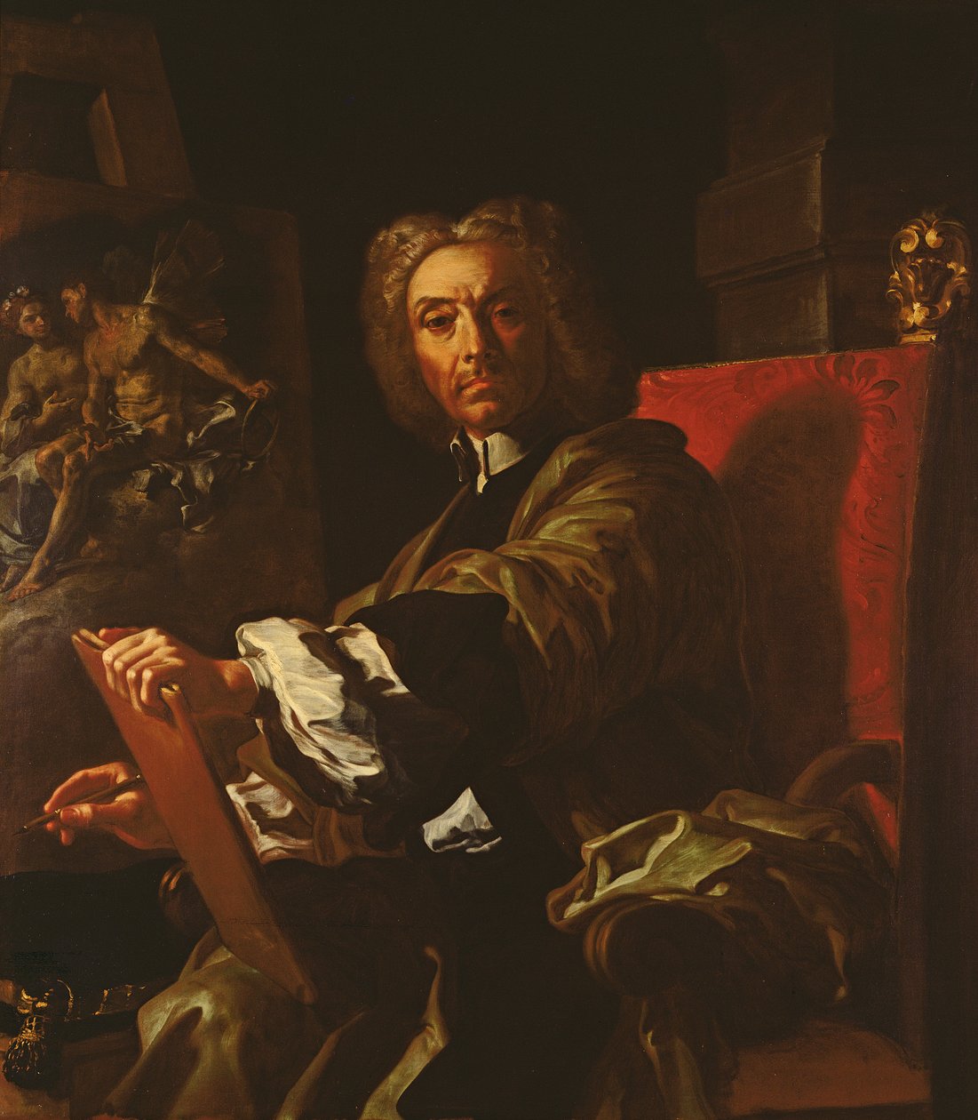 Self Portrait, 1730-31 by Francesco Solimena