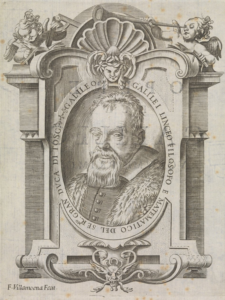 Galileo Galilei (1564-1642) by Francesco Villamena
