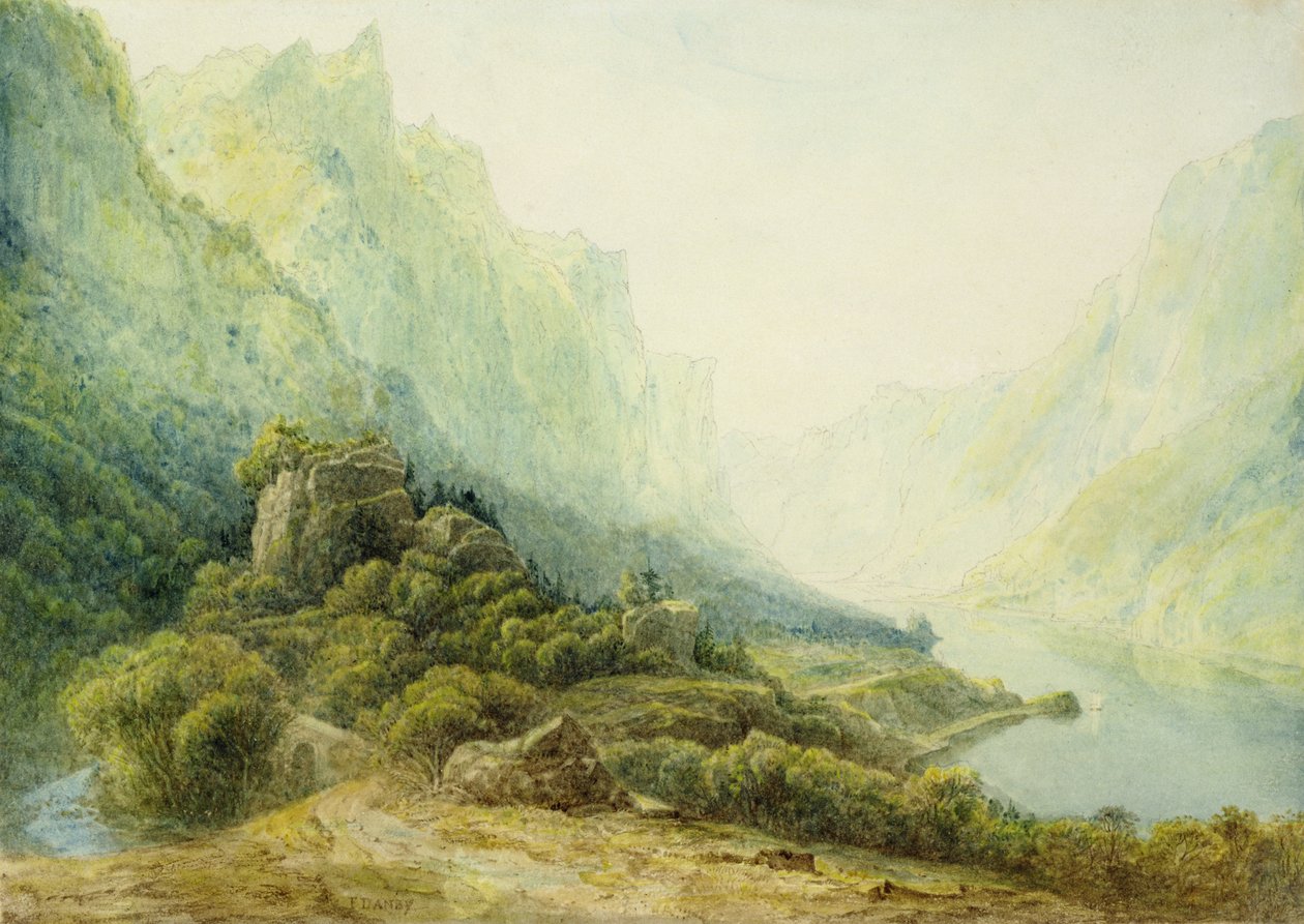 A Norwegian Fjord by Francis Danby