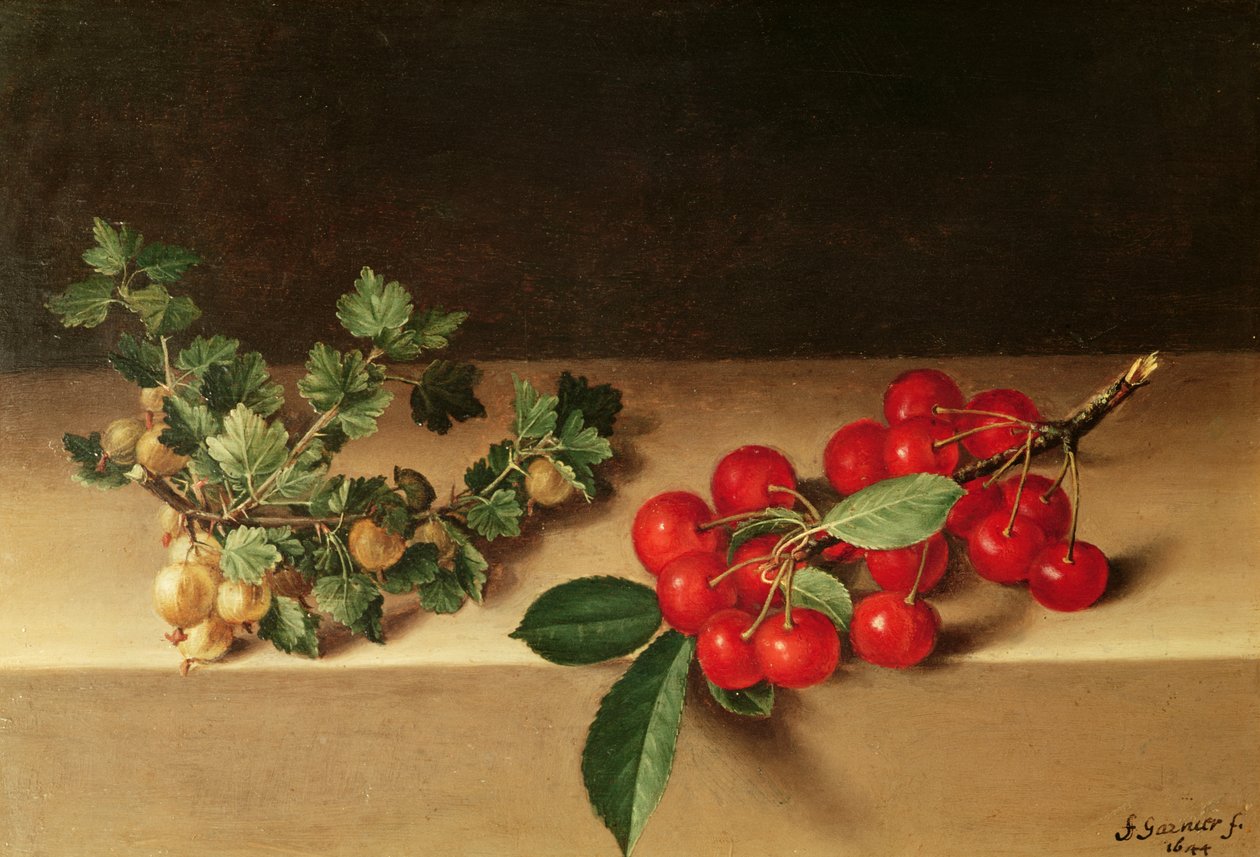 Fruit on the Table by Francis Garnier