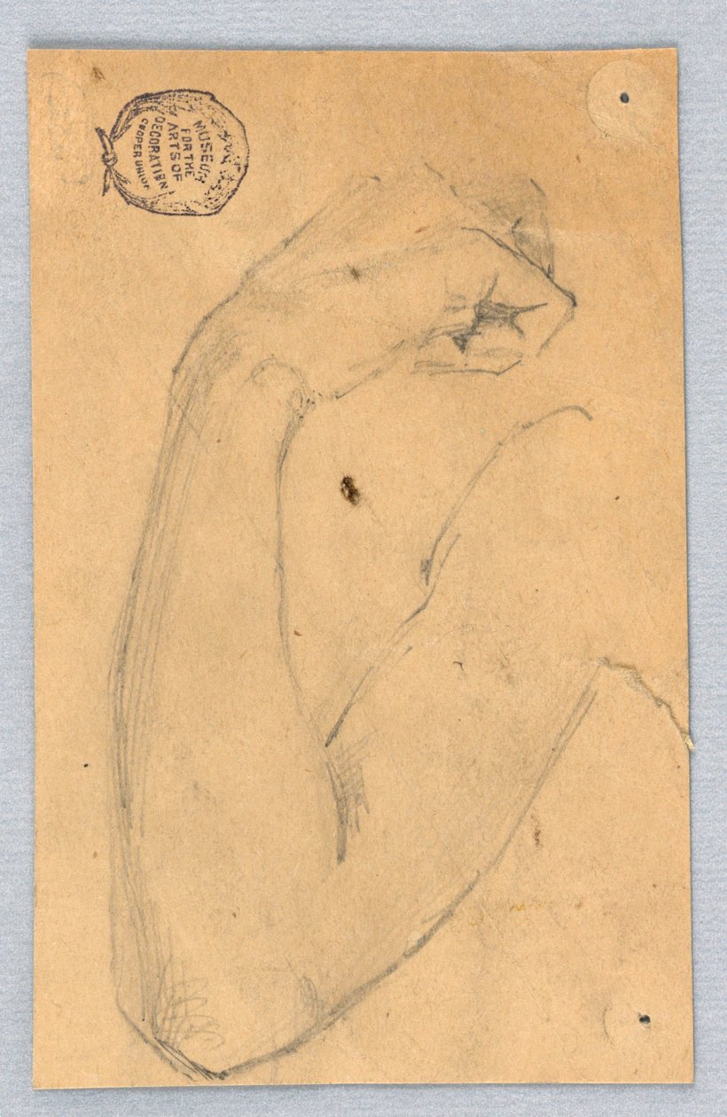 Sketch of Right Arm by Francis Augustus Lathrop