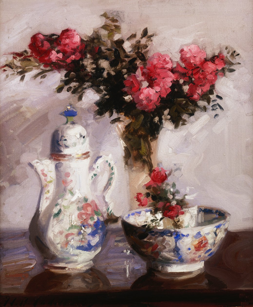 The Famille Rose Coffee Pot by Francis Campbell Boileau Cadell