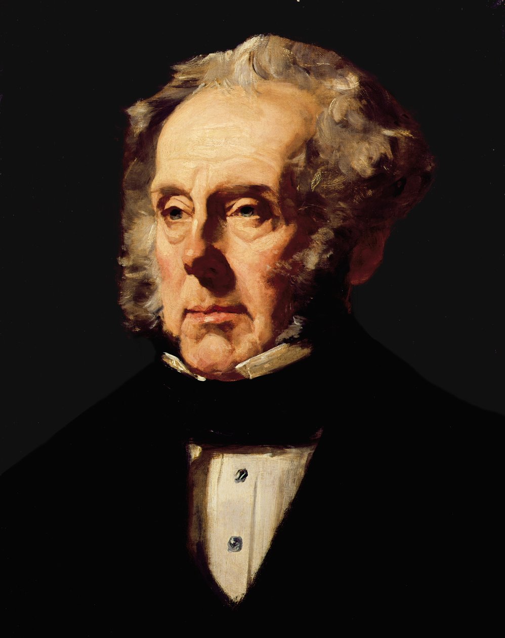 Henry John Temple, 3rd Viscount Palmerston, c.1855 by Francis Cruikshank