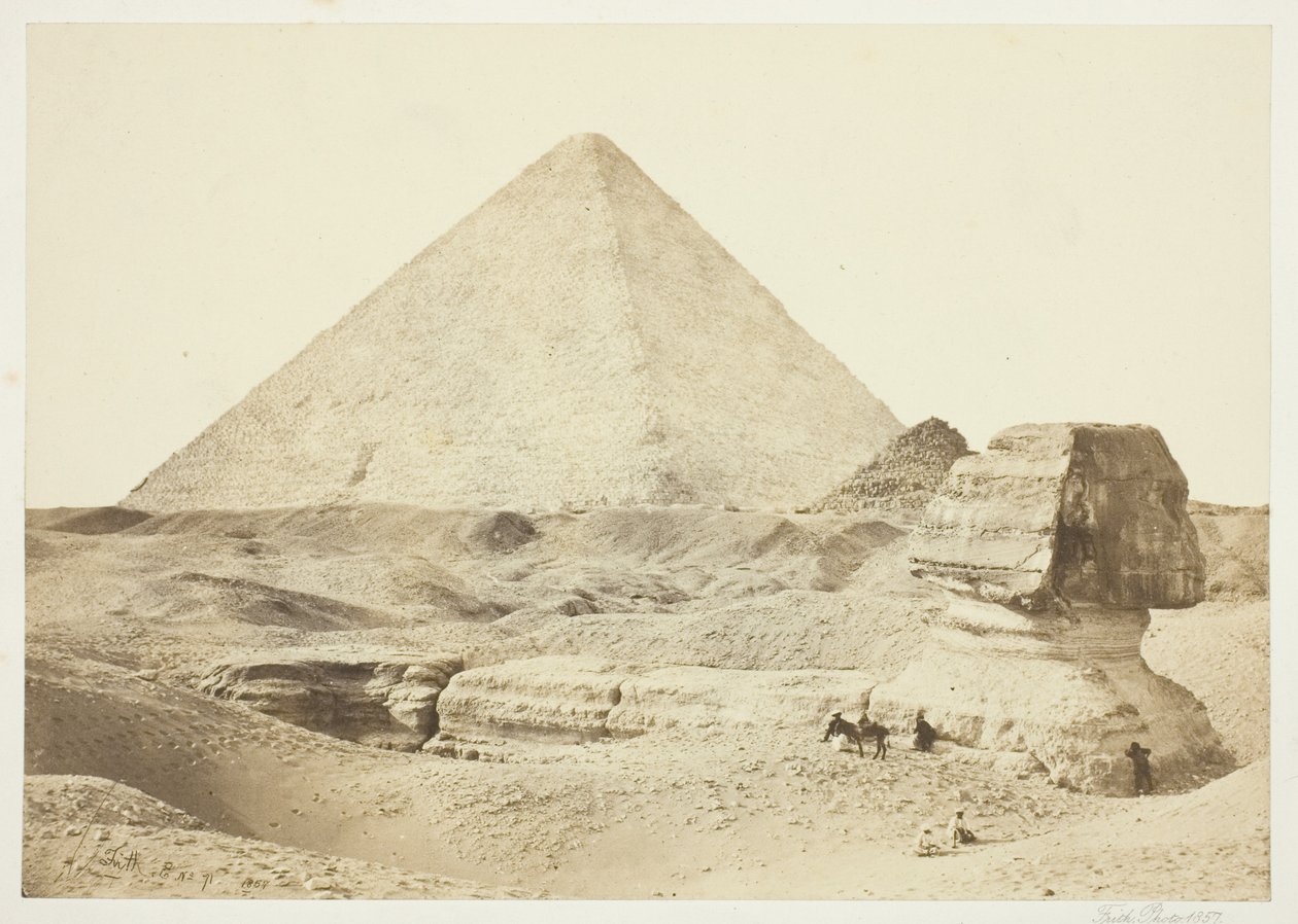 The Sphinx and Great Pyramid by Francis Frith