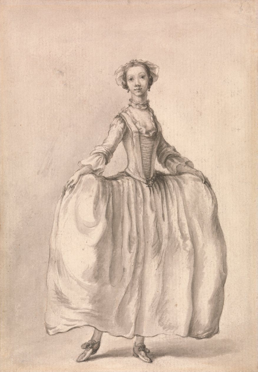 Standing Figure of a Lady by Francis Hayman