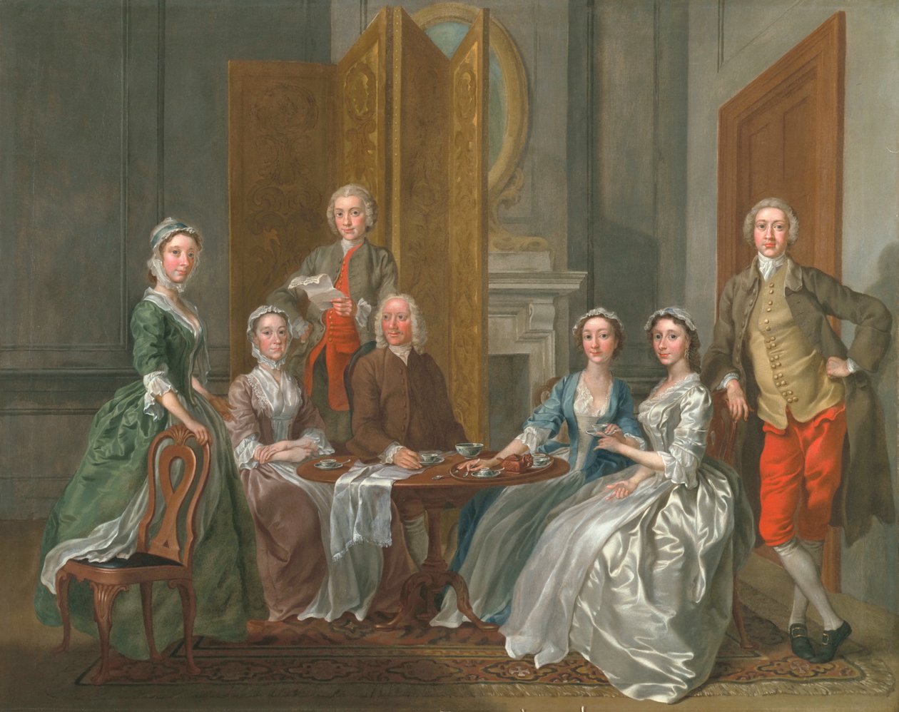 The Gascoigne Family, c.1740 by Francis Hayman