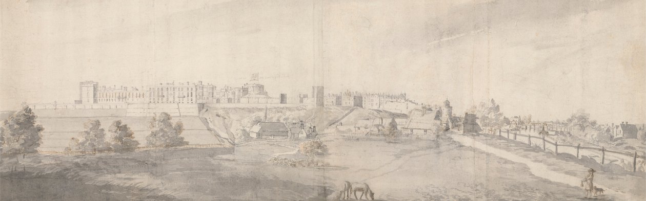 Extensive View of Windsor Castle by Francis Place