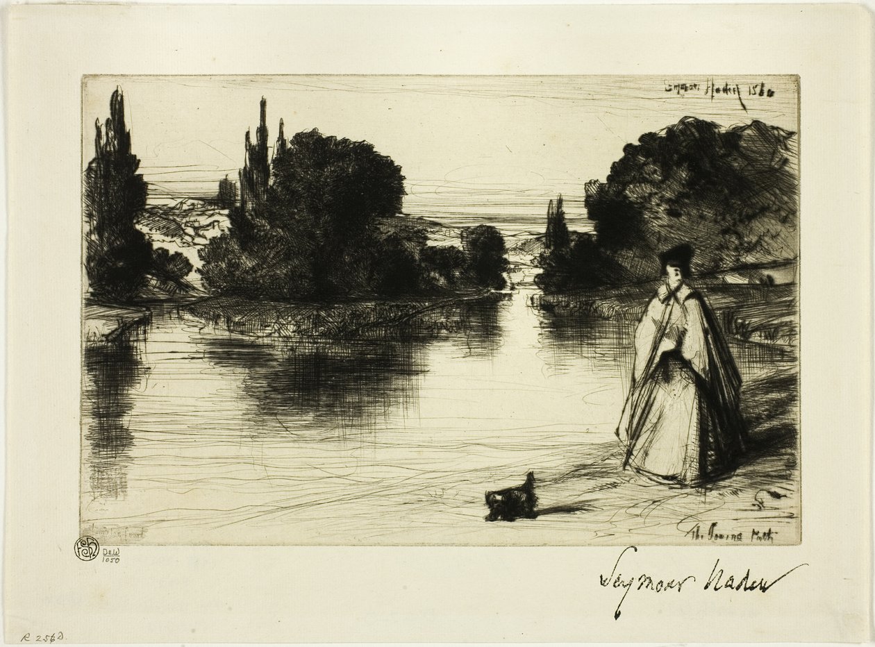 The Towing Path by Francis Seymour Haden