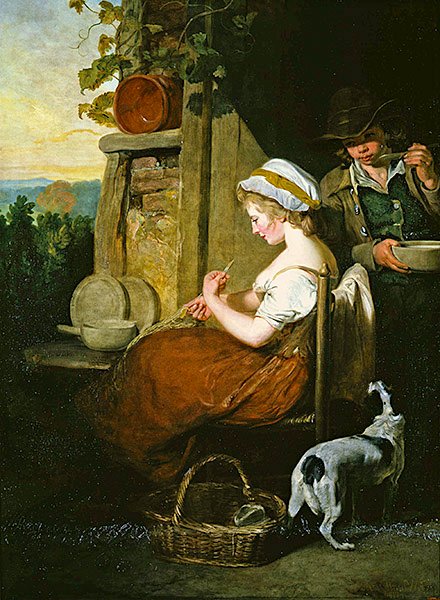 Rustic Courtship by Francis Wheatley