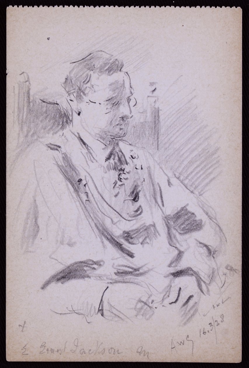 Portrait of Ernest Jackson by Francis Wilfred Lawson