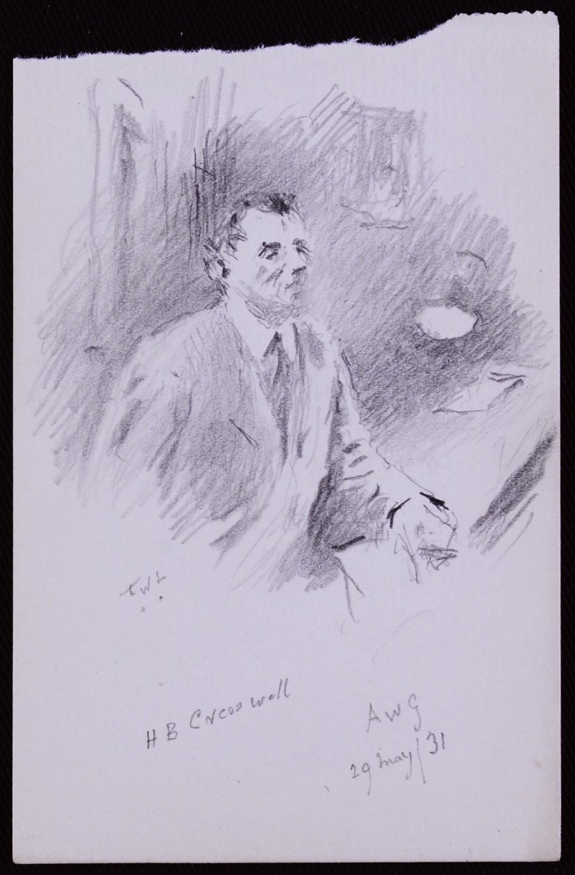 Portrait of HB Cresswell by Francis Wilfred Lawson