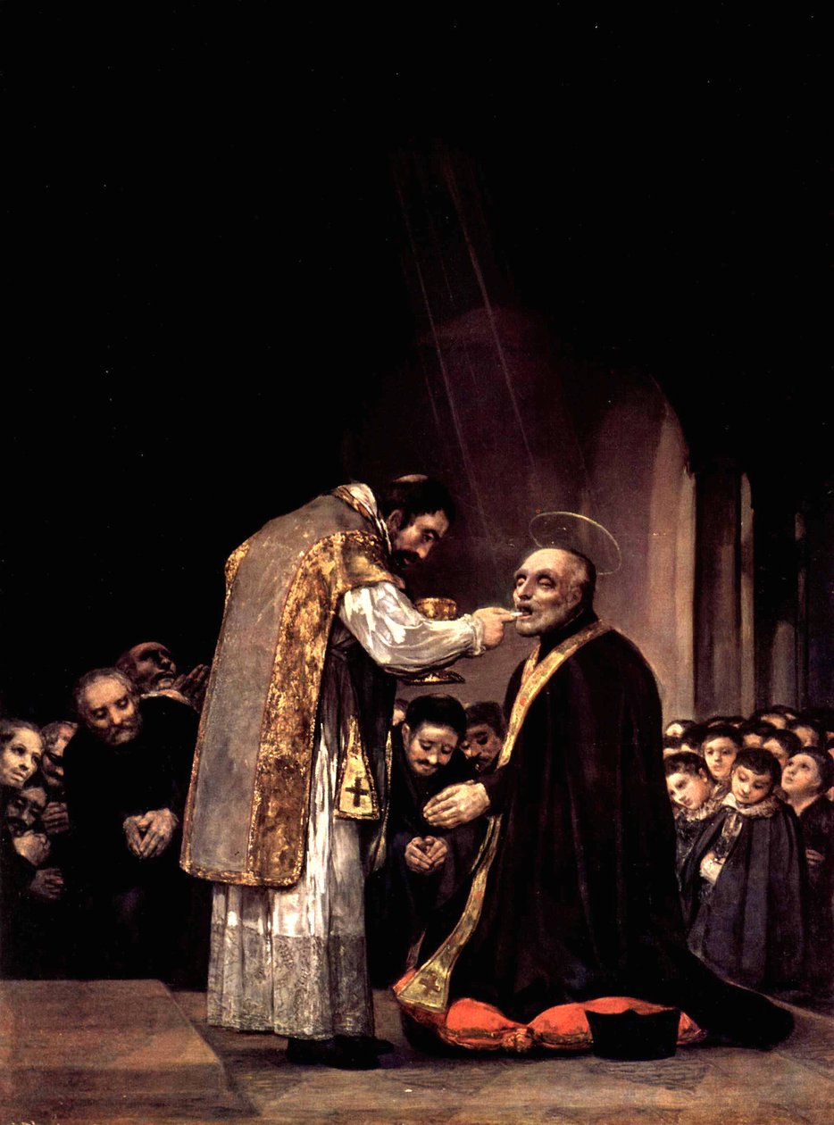 The Last Communion of Saint Joseph of Calasanz by Francisco de Goya